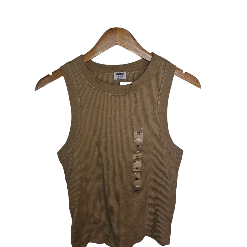 Cotton On-Ribbed Muscle Tank XL